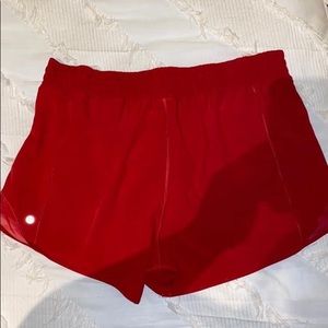 Lululemon Hotty Hot 3” shorts.